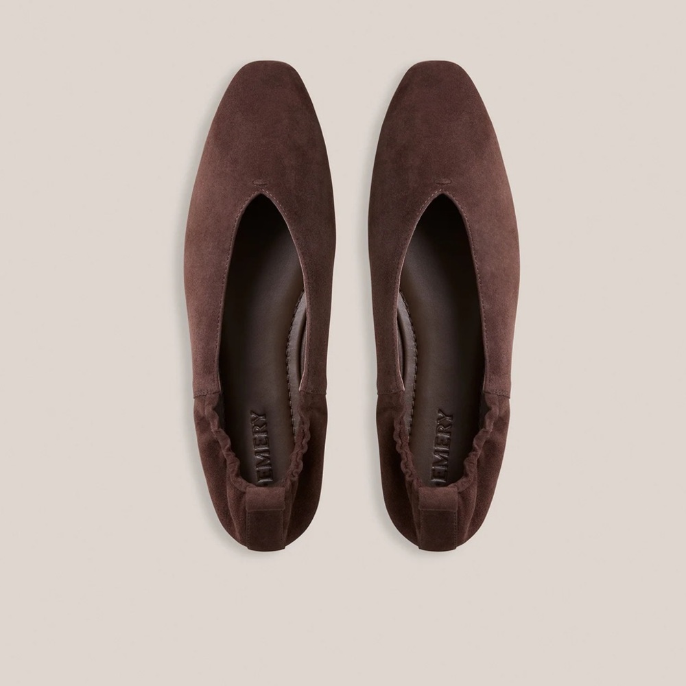 A. Emery Women's Flats- Brie Suede Flats - size 38